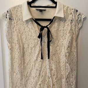 Banana Republic Lace Work Shirt